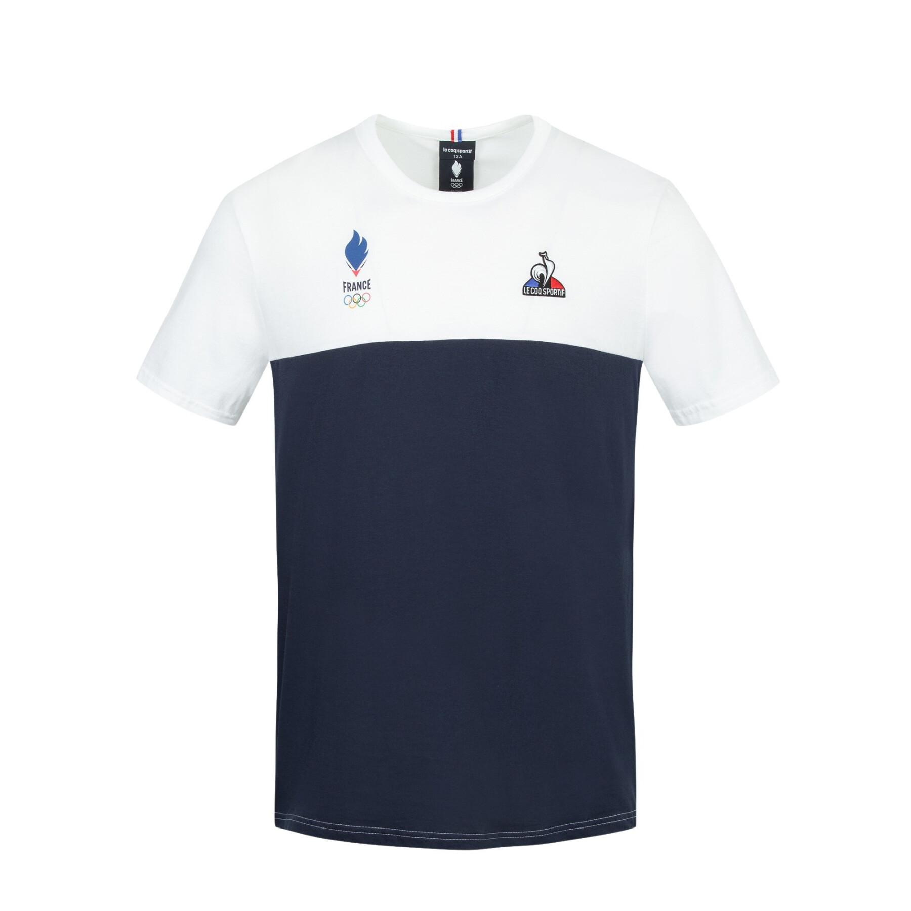 T-shirt för barn France Olympique 2022 Comm N°2