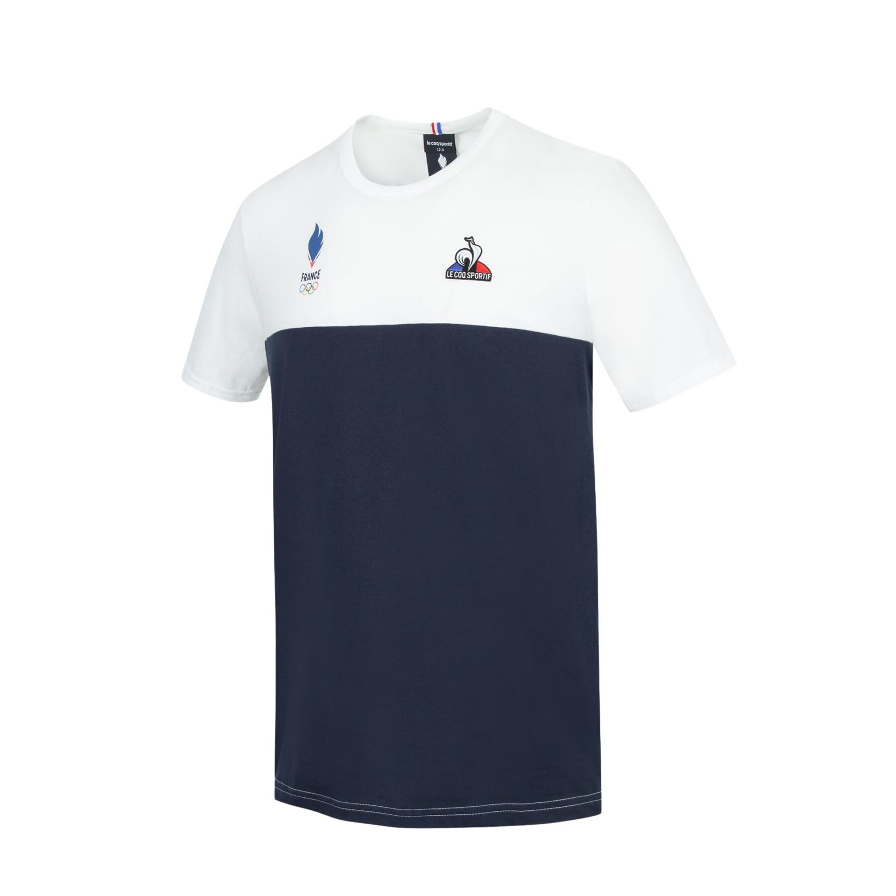 T-shirt för barn France Olympique 2022 Comm N°2