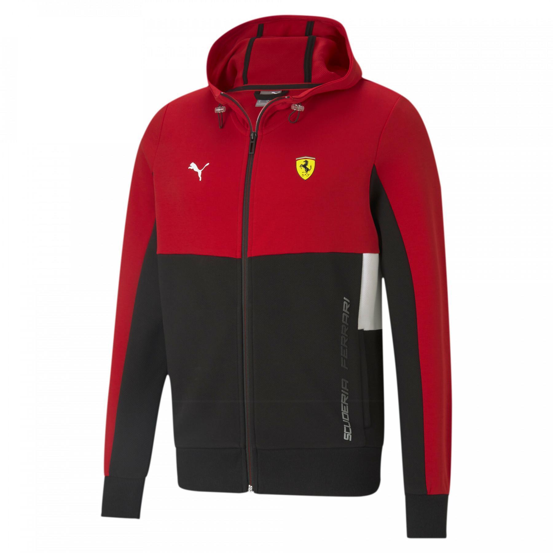 Sweatshirt med huva Puma Ferrari Race Jacket
