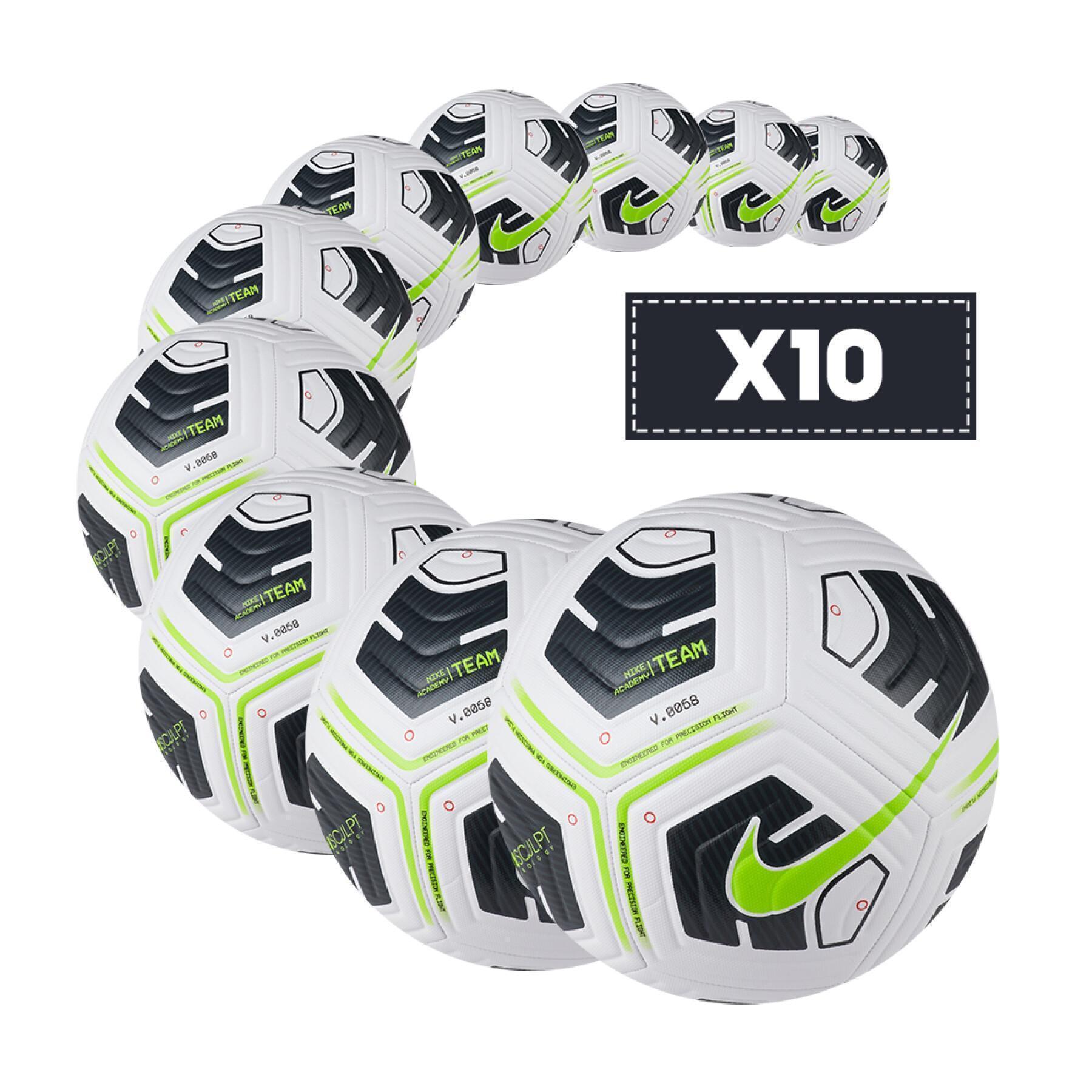 Förpackning med 10 ballonger Nike Academy