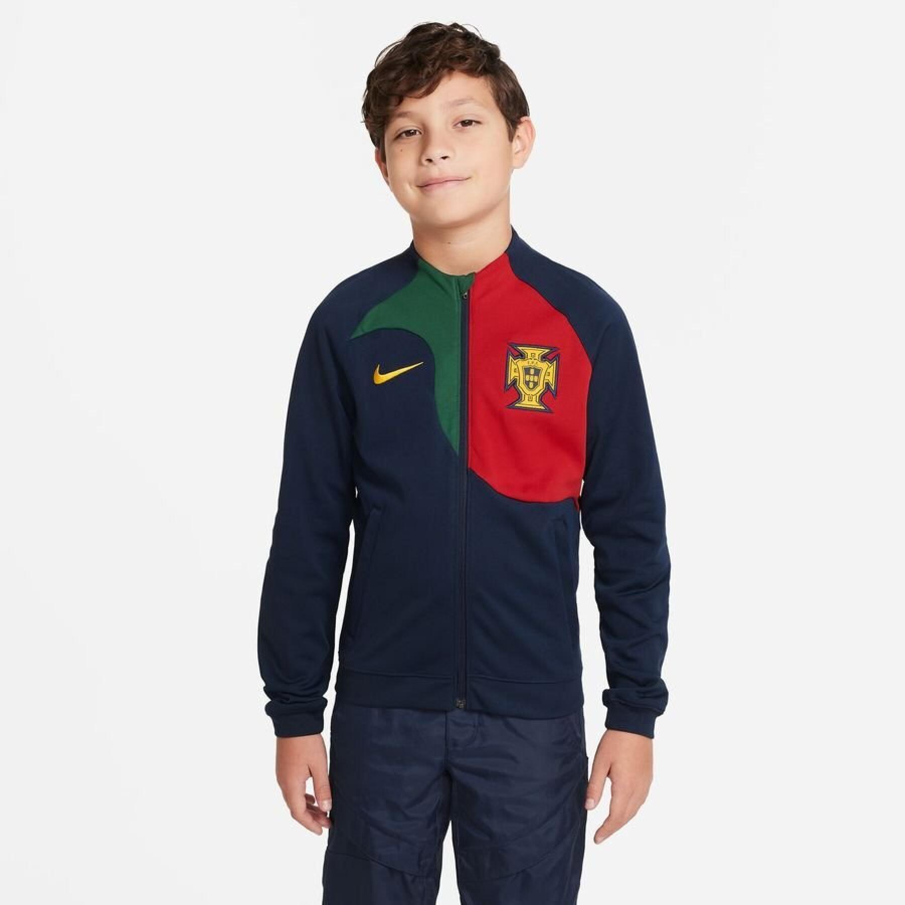 Träningsjacka för barn - World Cup 2022 Portugal Academy Pro Anthem