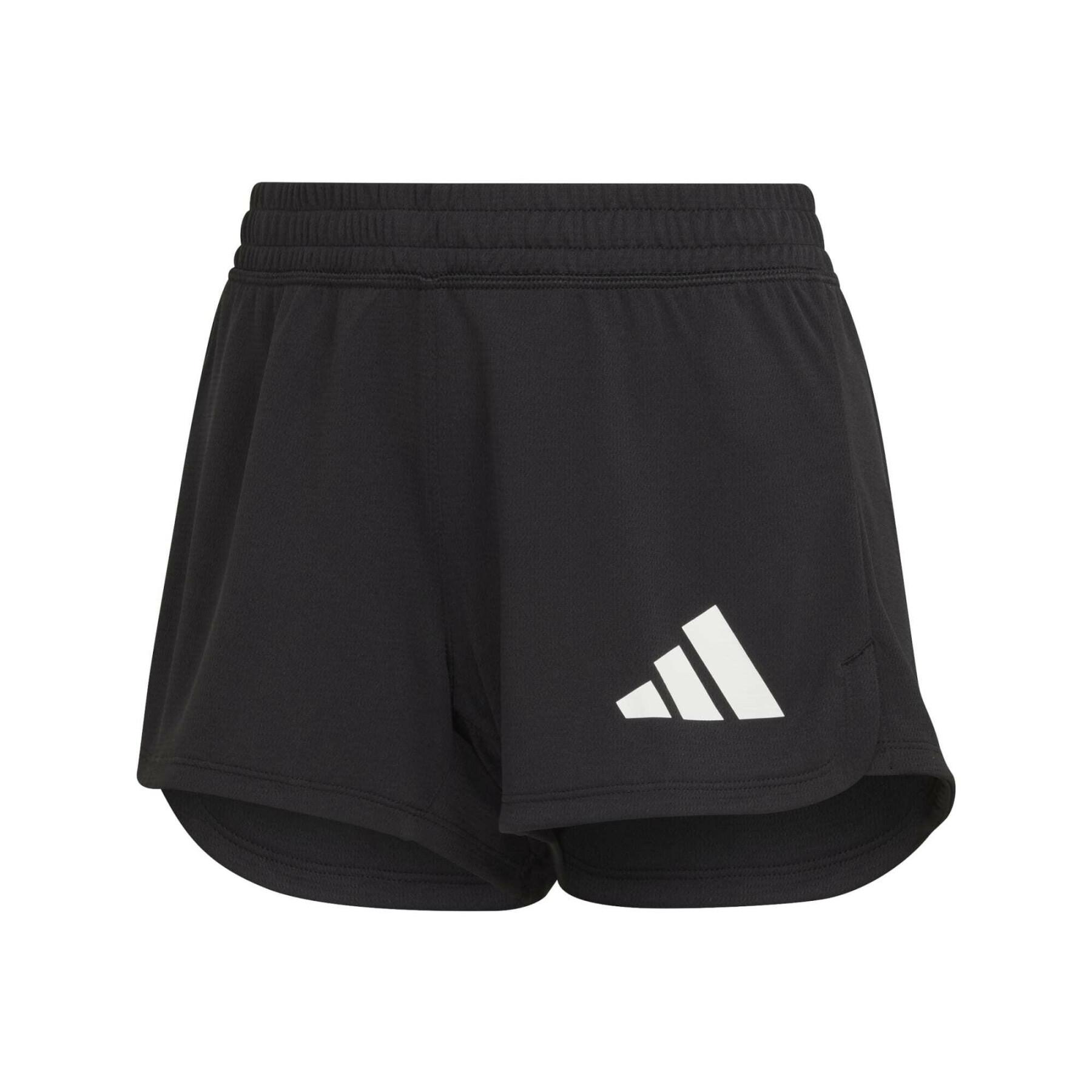 Stickade shorts med 3 stolpar för kvinnor adidas Pacer