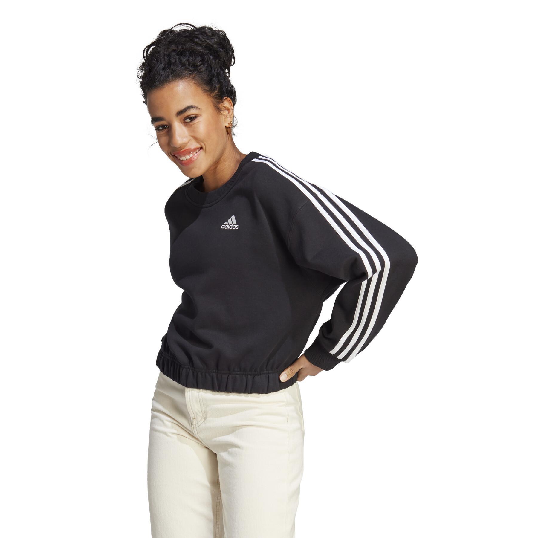 Kort sweatshirt för kvinnor adidas Essentials 3-Stripes