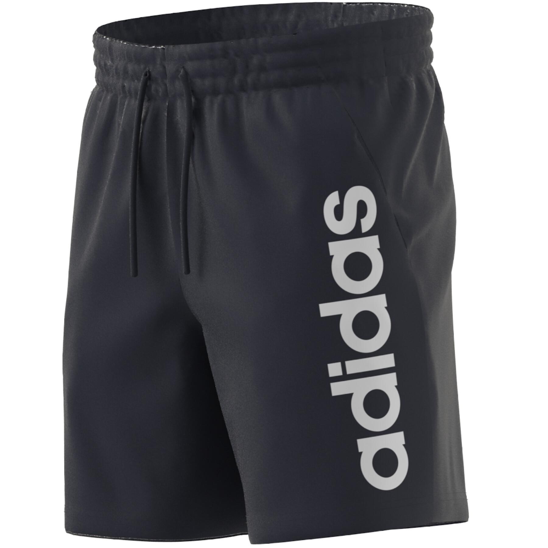 Shorts i enkel trikå med linjär logotyp adidas Aeroready Essentials