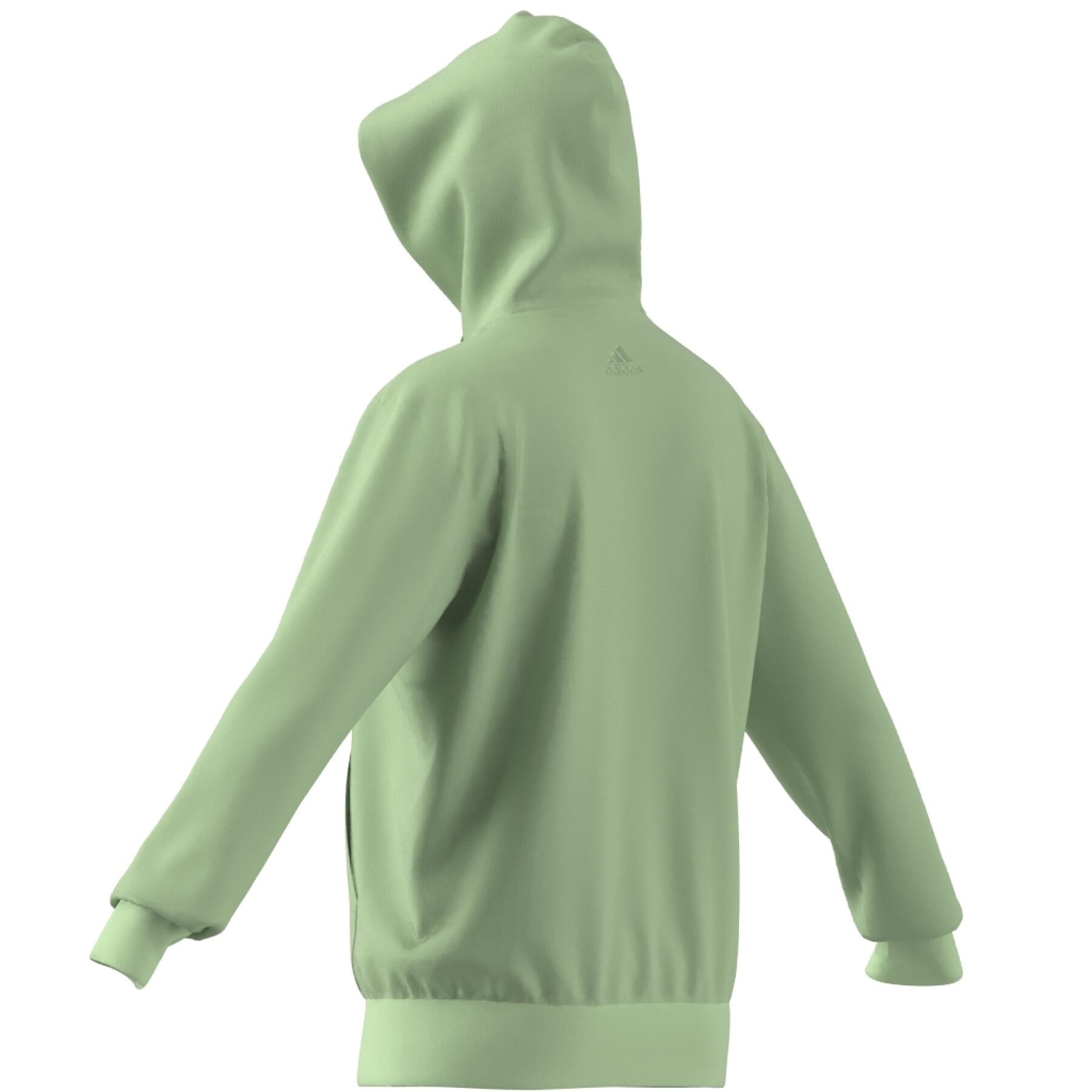 Sweatshirt med huva och fleece adidas Essentials Big Logo