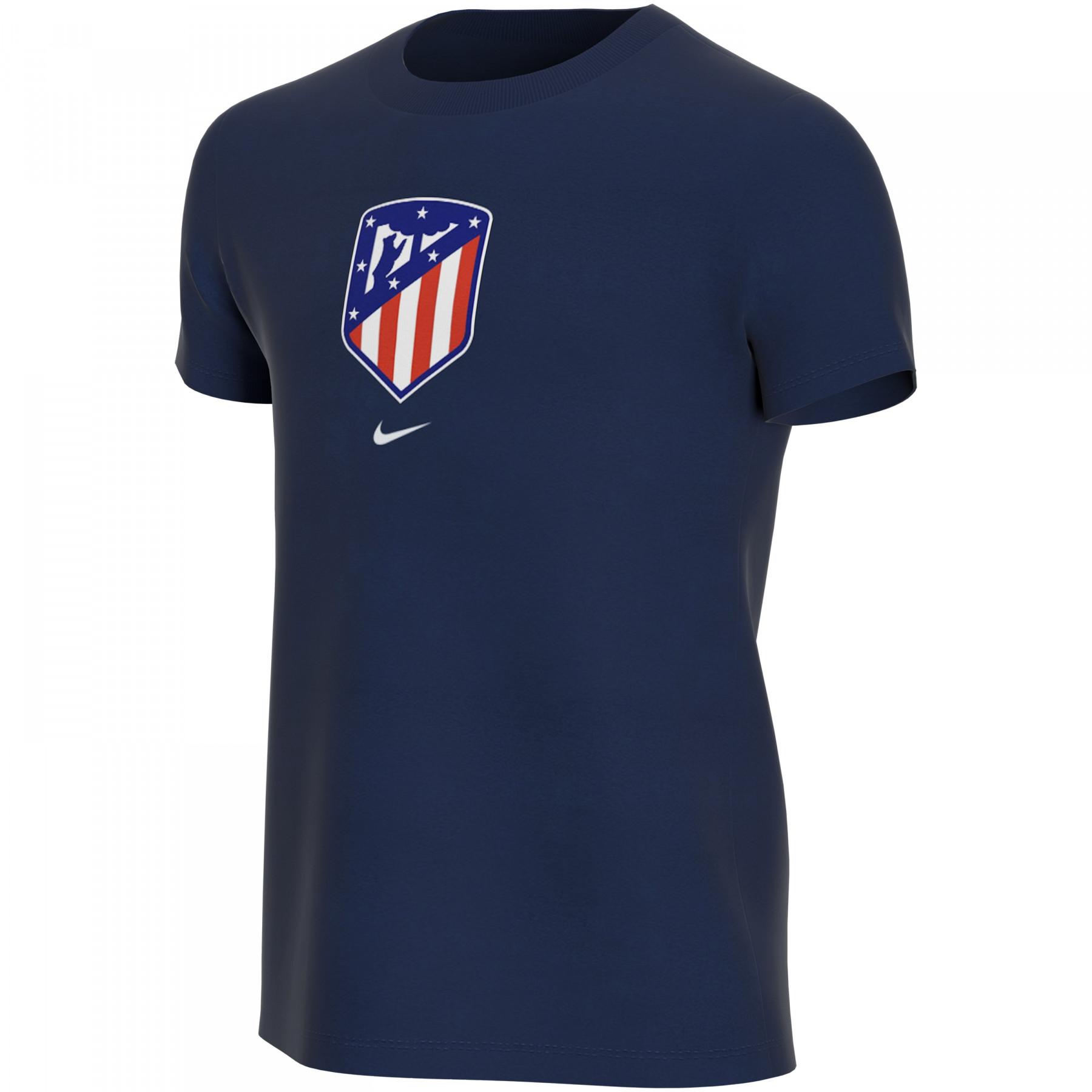 T-shirt atletico madrid basic 2020/21 för barn