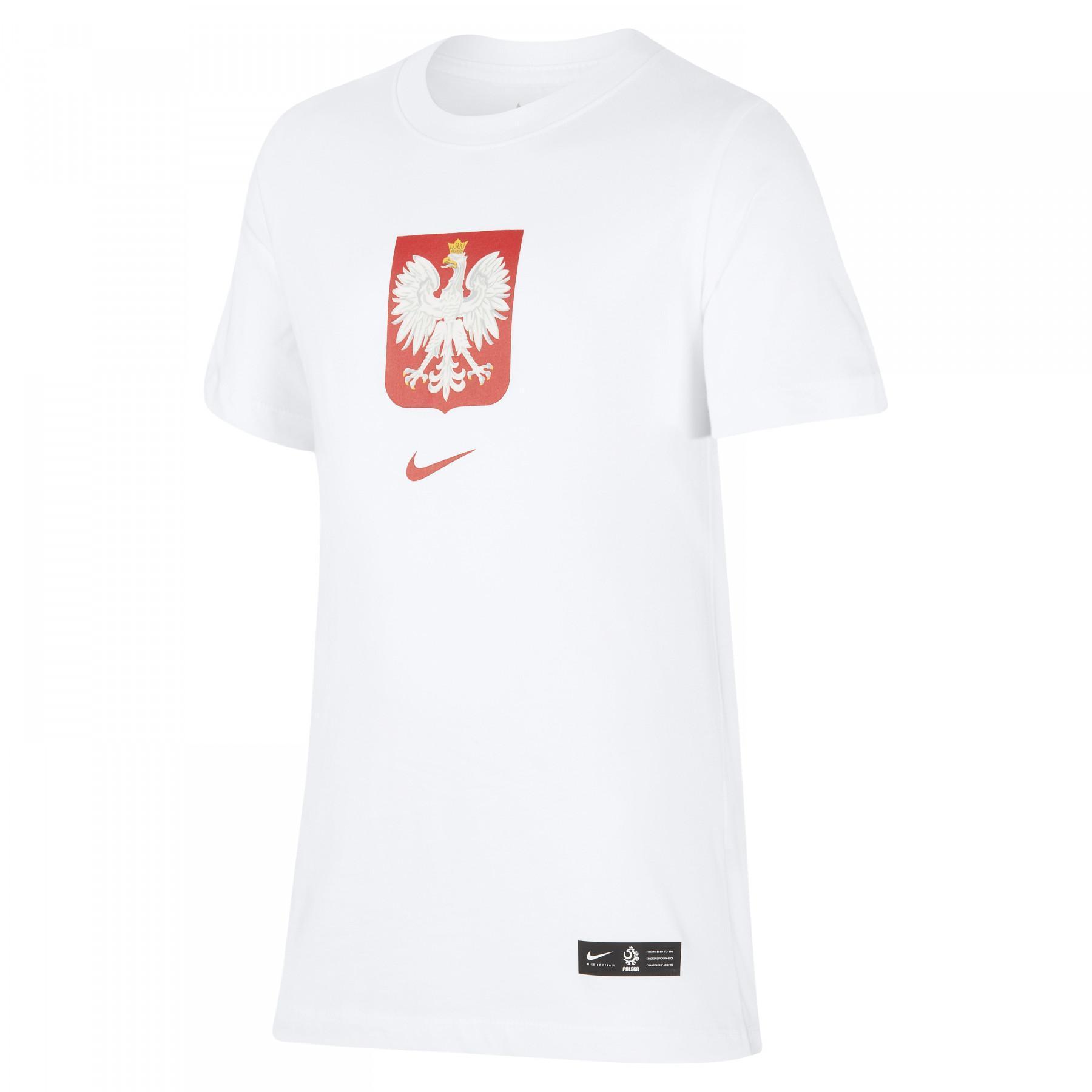 T-shirt för barn Pologne Evergreen Crest