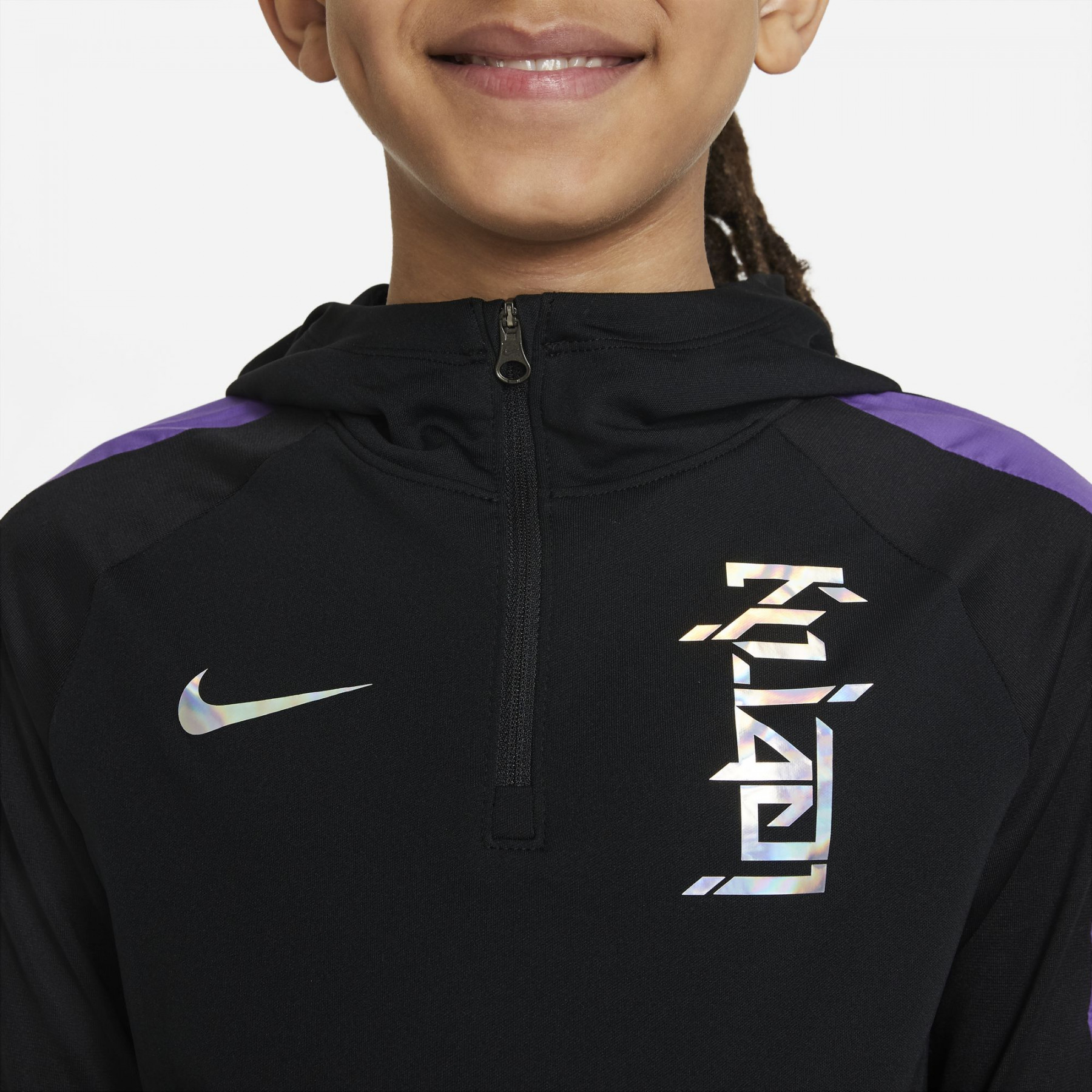 Sweatshirt med huva Nike Dri-FIT Kylian Mbappé