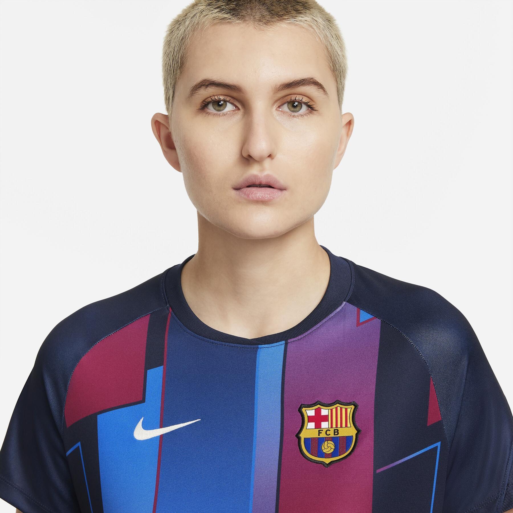 T-shirt för kvinnor FC Barcelone Dynamic Fit 2021/22