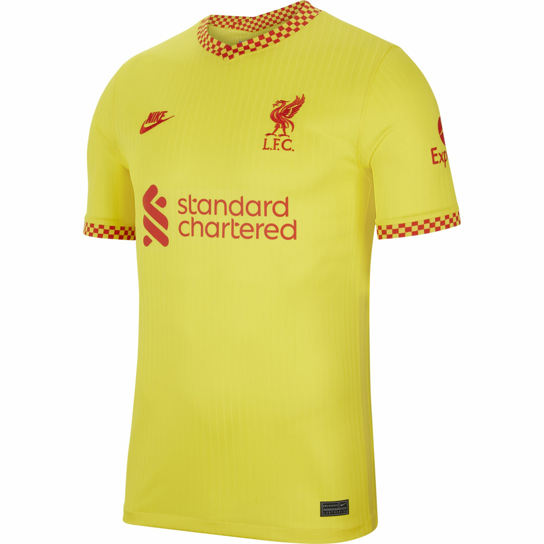 Autentisk tredje tröja Liverpool FC 2021/22