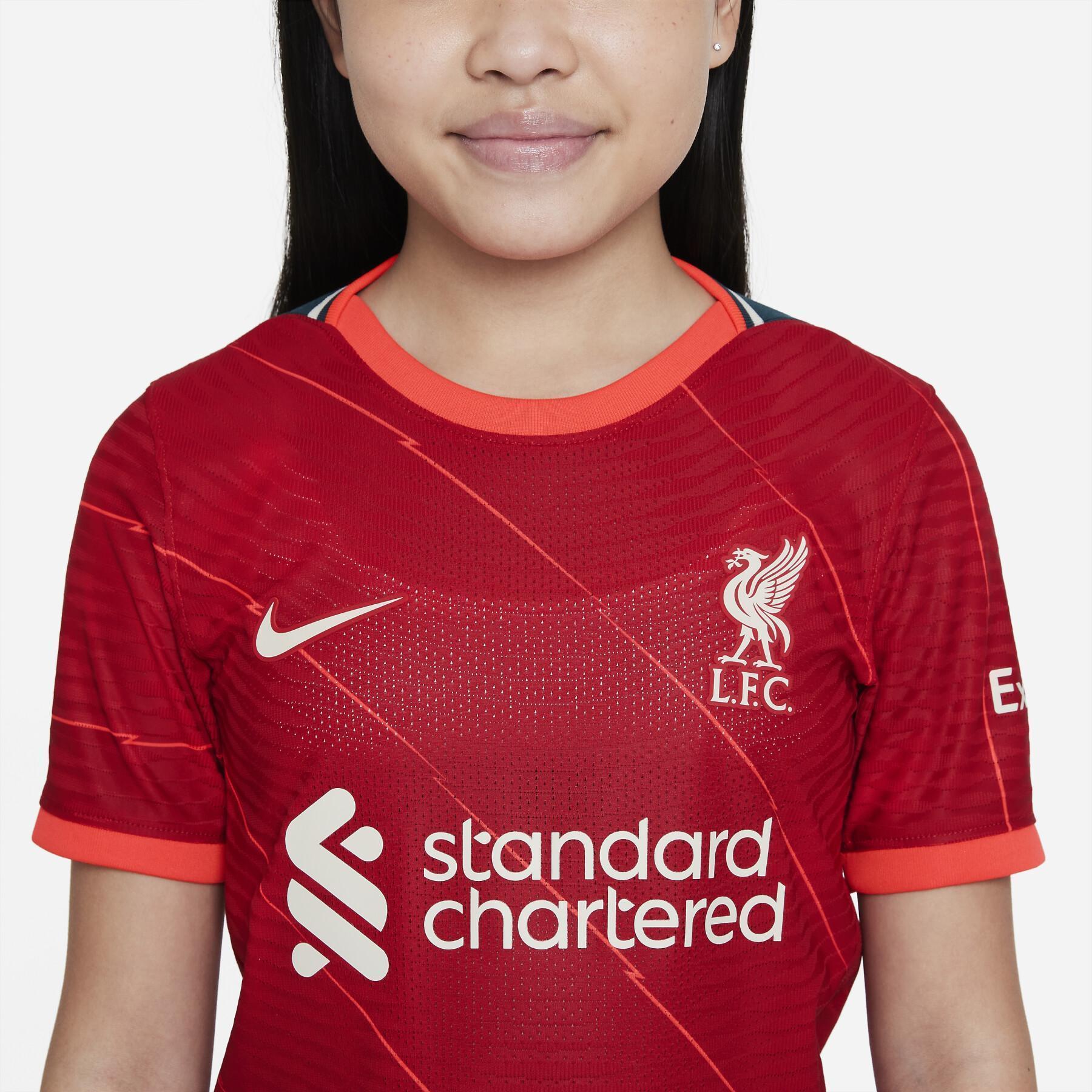 Autentisk hemmatröja för barn Liverpool FC 2021/22