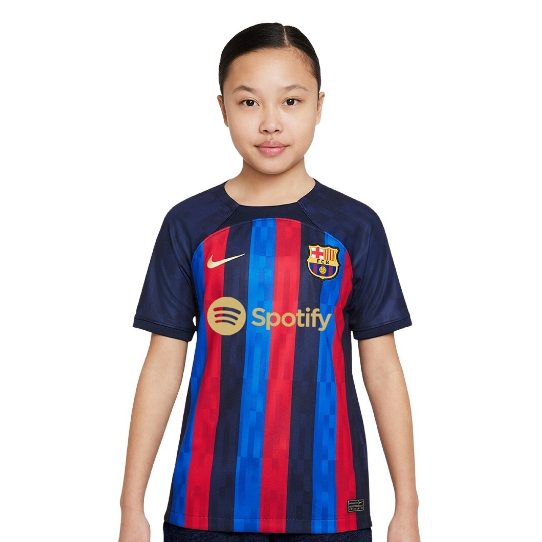 Hemmasittande tröja för barn FC Barcelone 2022/23