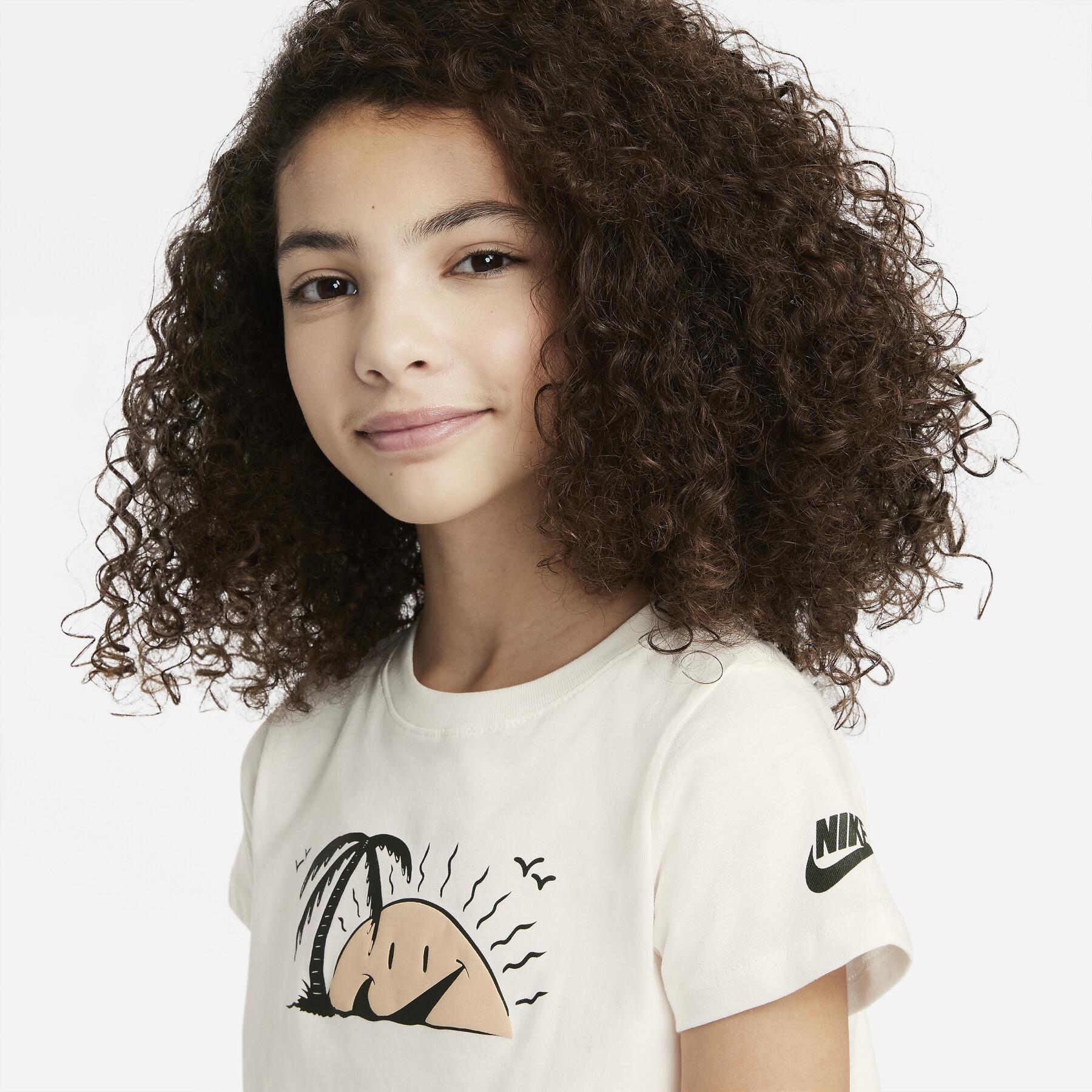 T-shirt för flickor Nike Sun Swoosh