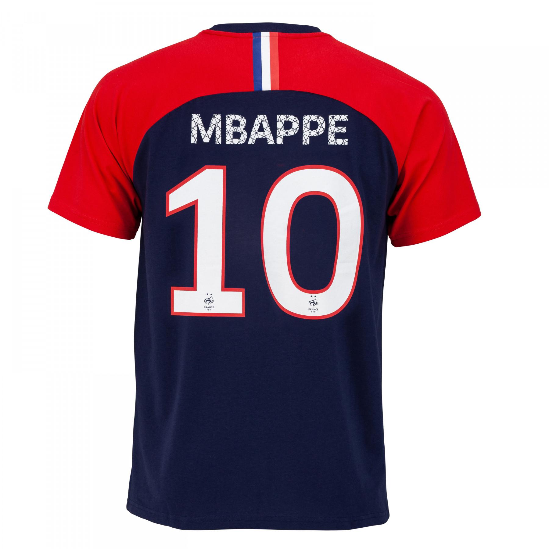 fff player mbappé n°10 t-shirt för barn