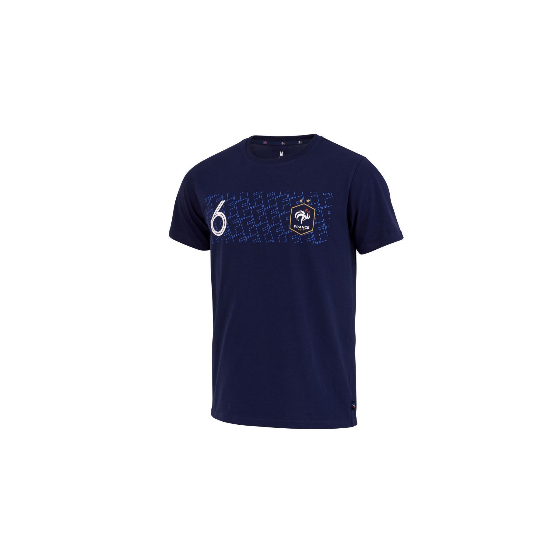 T-shirt för barn France Player Pogba N°6