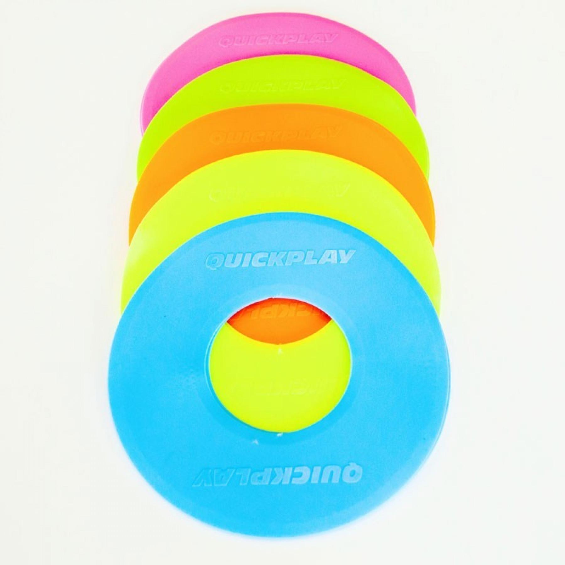 Förpackning med 10 märkskivor Quickplay multicolore