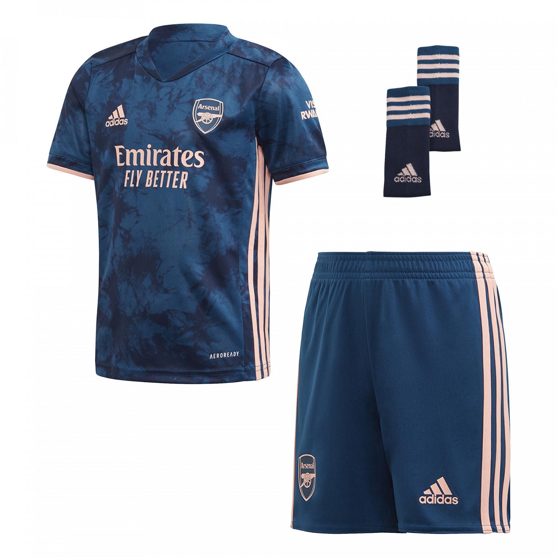 Mini-kit barn tredje Arsenal FC 2020/21
