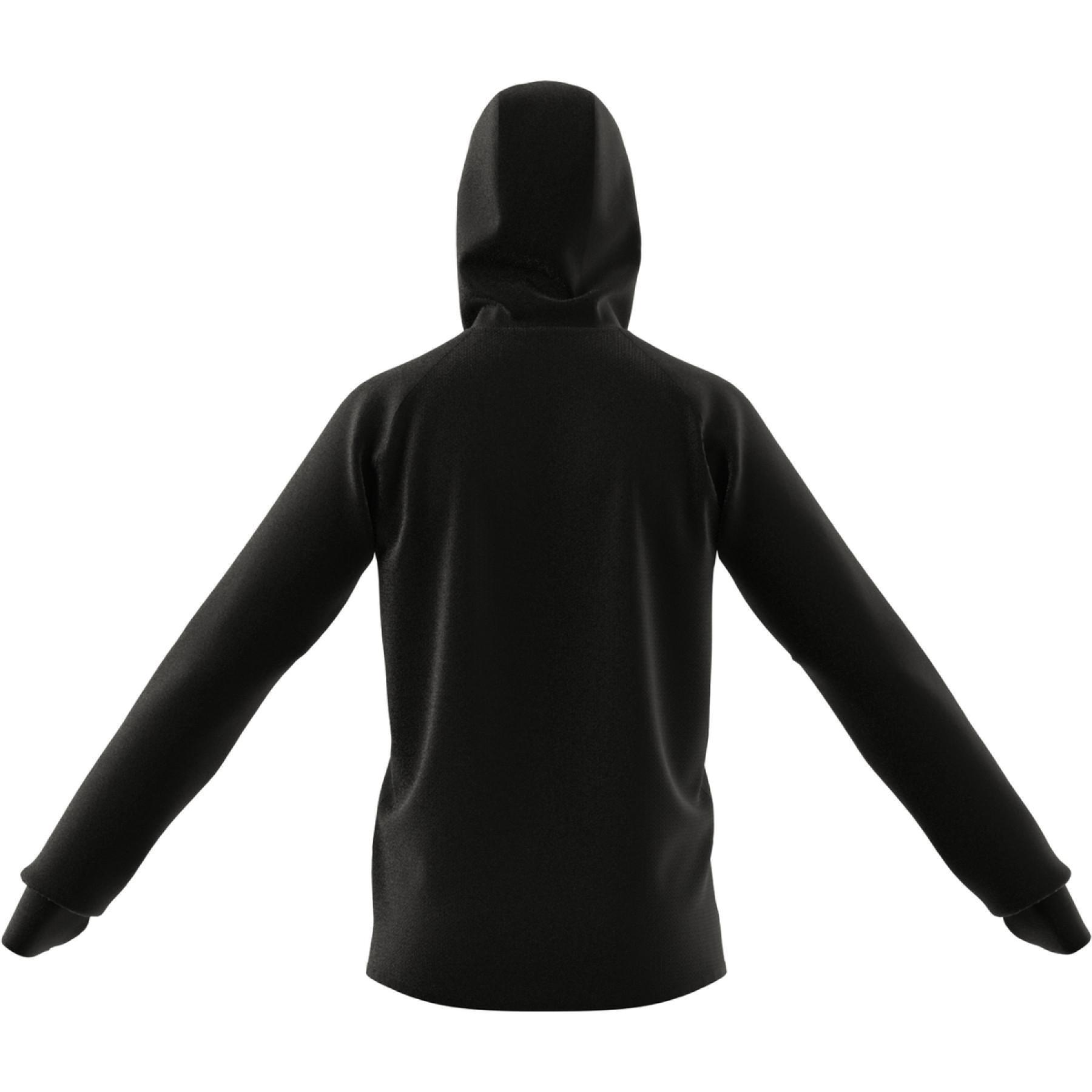 Sweatshirt med huva adidas Designed To Move Motion Full-Zip Aeroready