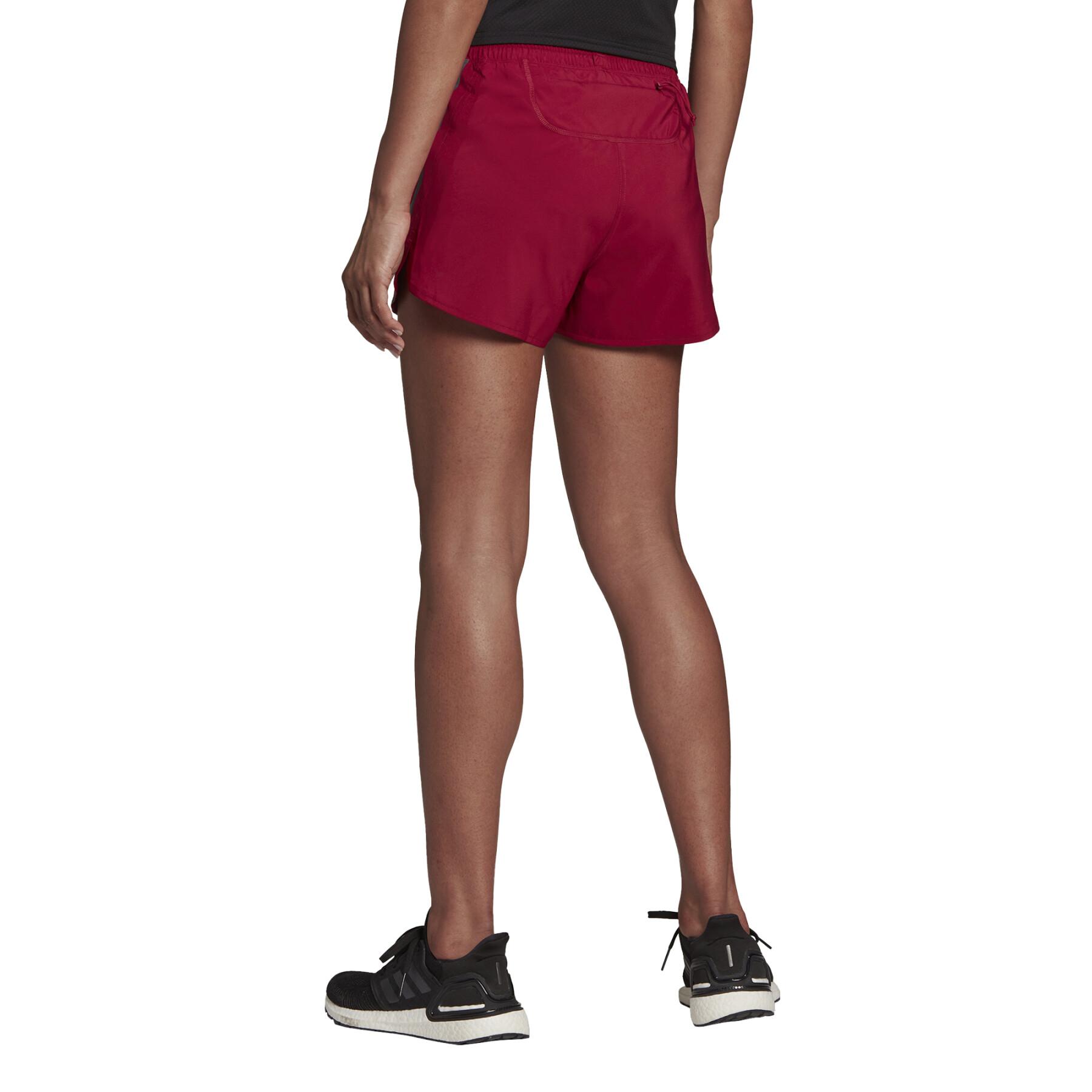 Shorts för kvinnor adidas Run Icons 3-Stripes Running
