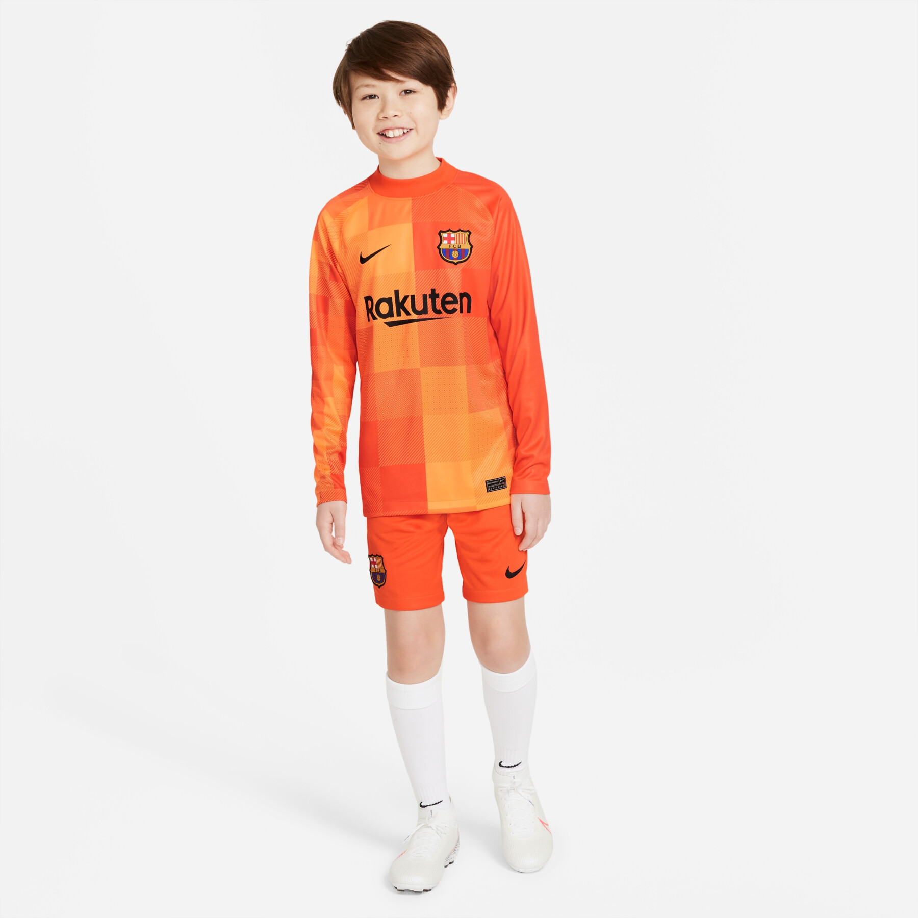 Autentisk målvaktströja för barn FC Barcelone 2021/22