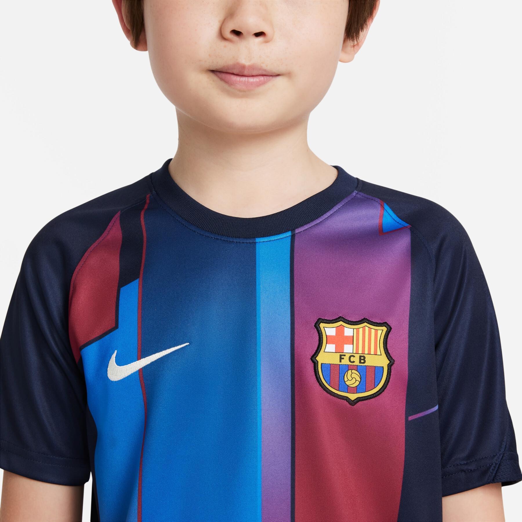 T-shirt för barn FC Barcelone Dynamic Fit Strike 2021/22