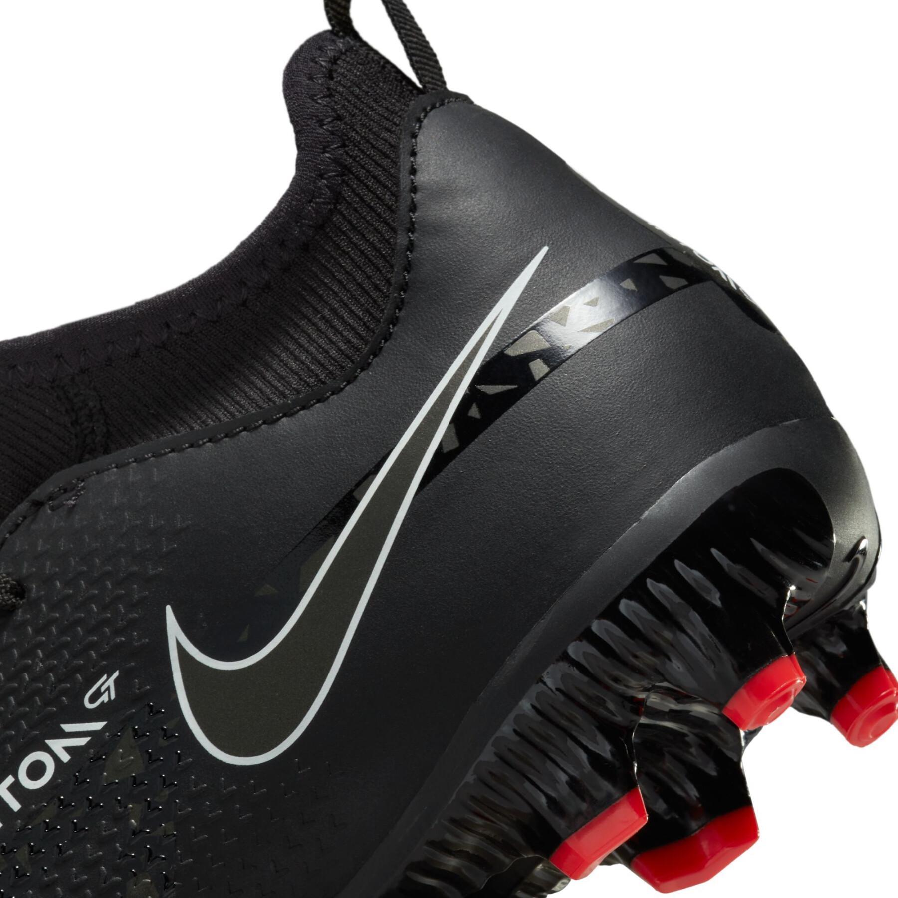 Fotbollsskor för barn Nike Phantom GT2 Academy Dynamic Fit MG - Shadow Black Pack