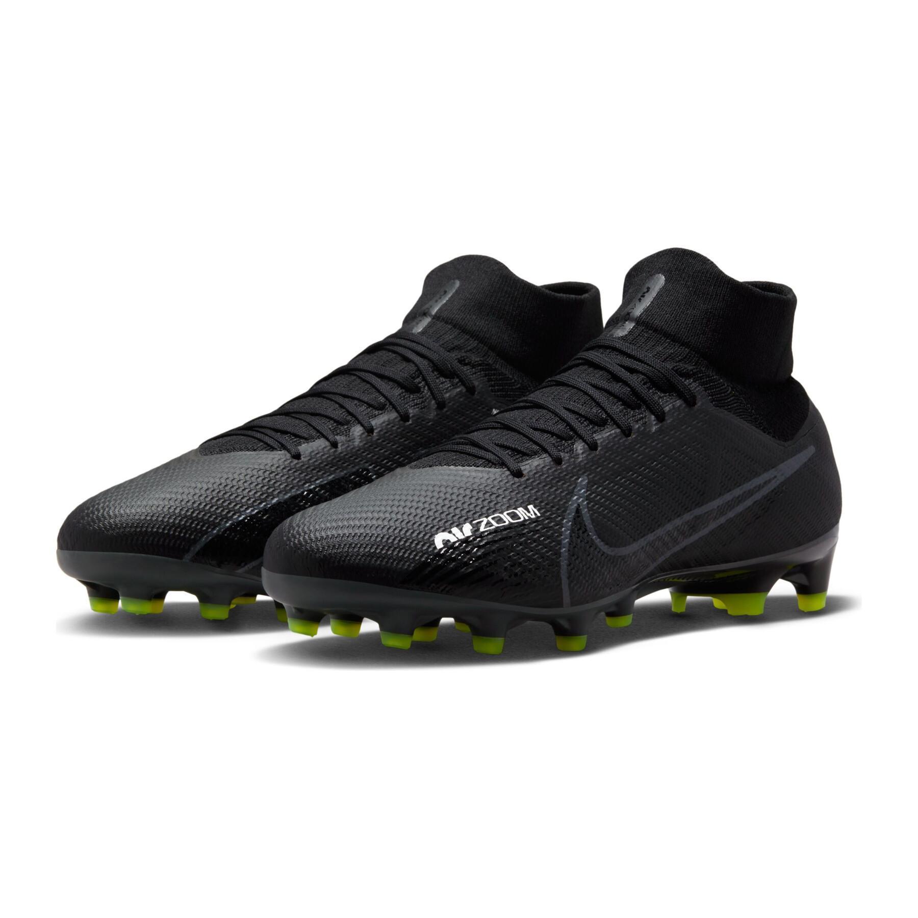 Fotbollsskor Nike Zoom Mercurial Superfly 9 Pro AG-Pro - Shadow Black Pack