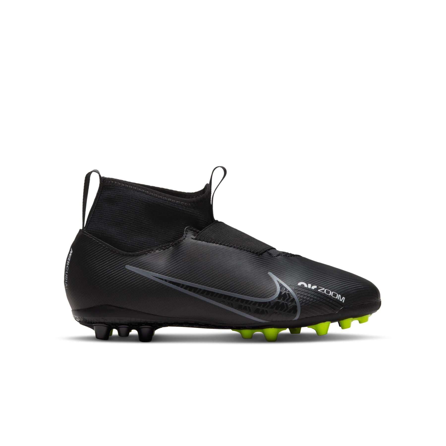Fotbollsskor för barn Nike Zoom Mercurial Superfly 9 Academy AG - Shadow Black Pack