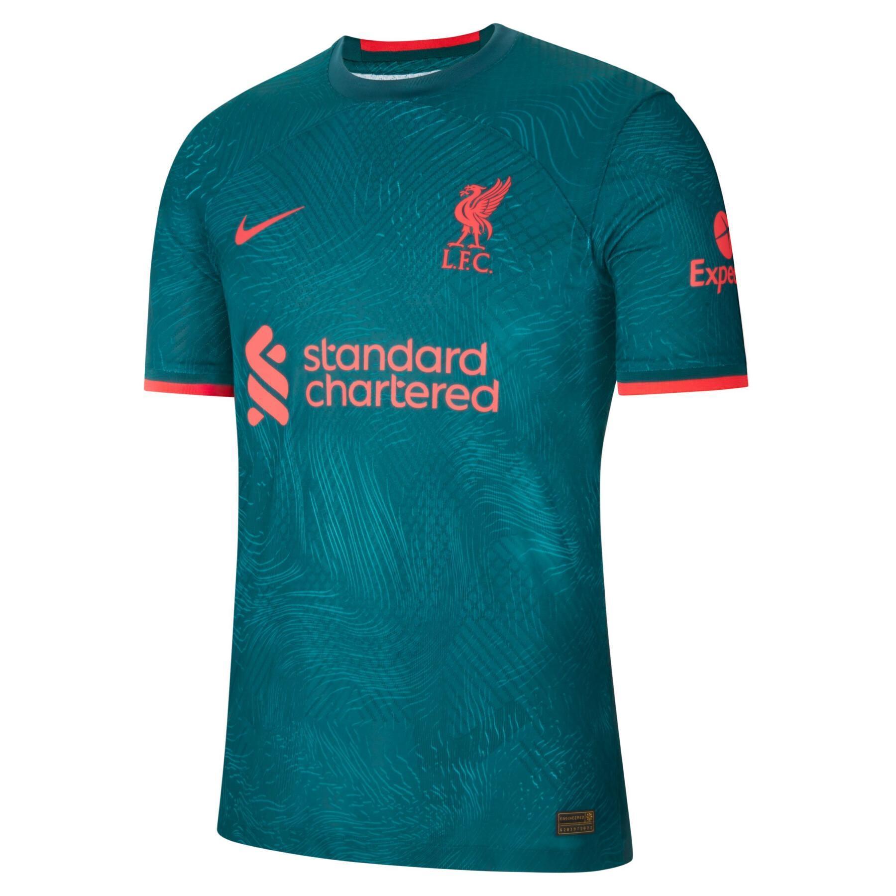 Autentisk tredje tröja Liverpool FC 2022/23