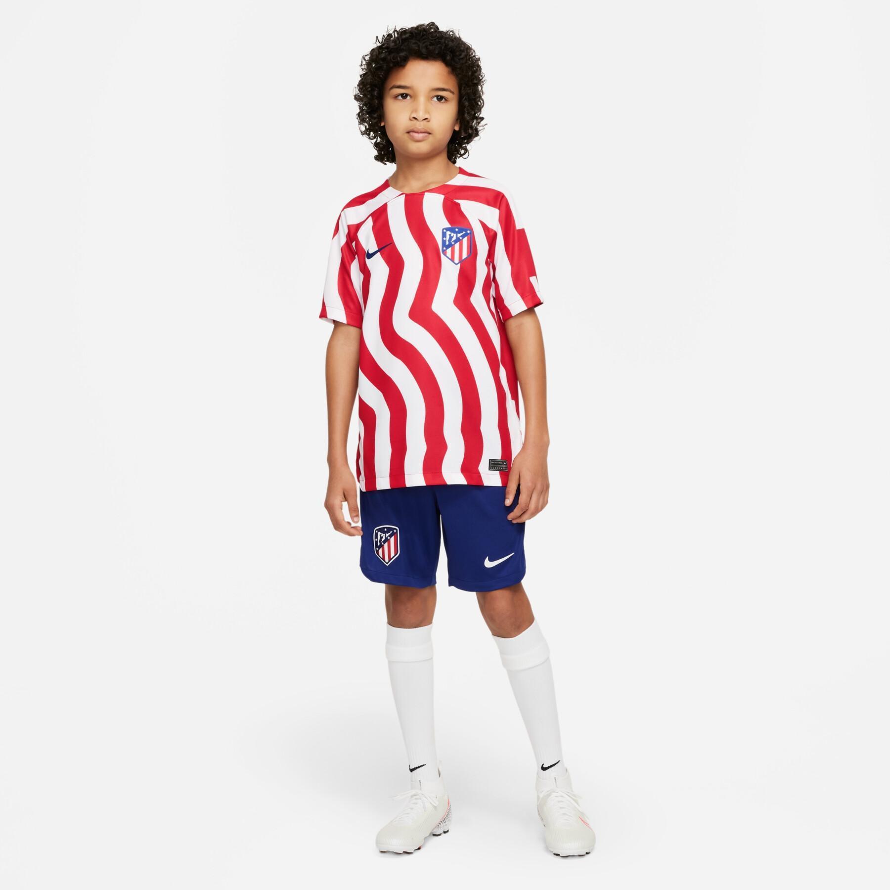 Hemmasittande tröja för barn Atlético Madrid 2022/23
