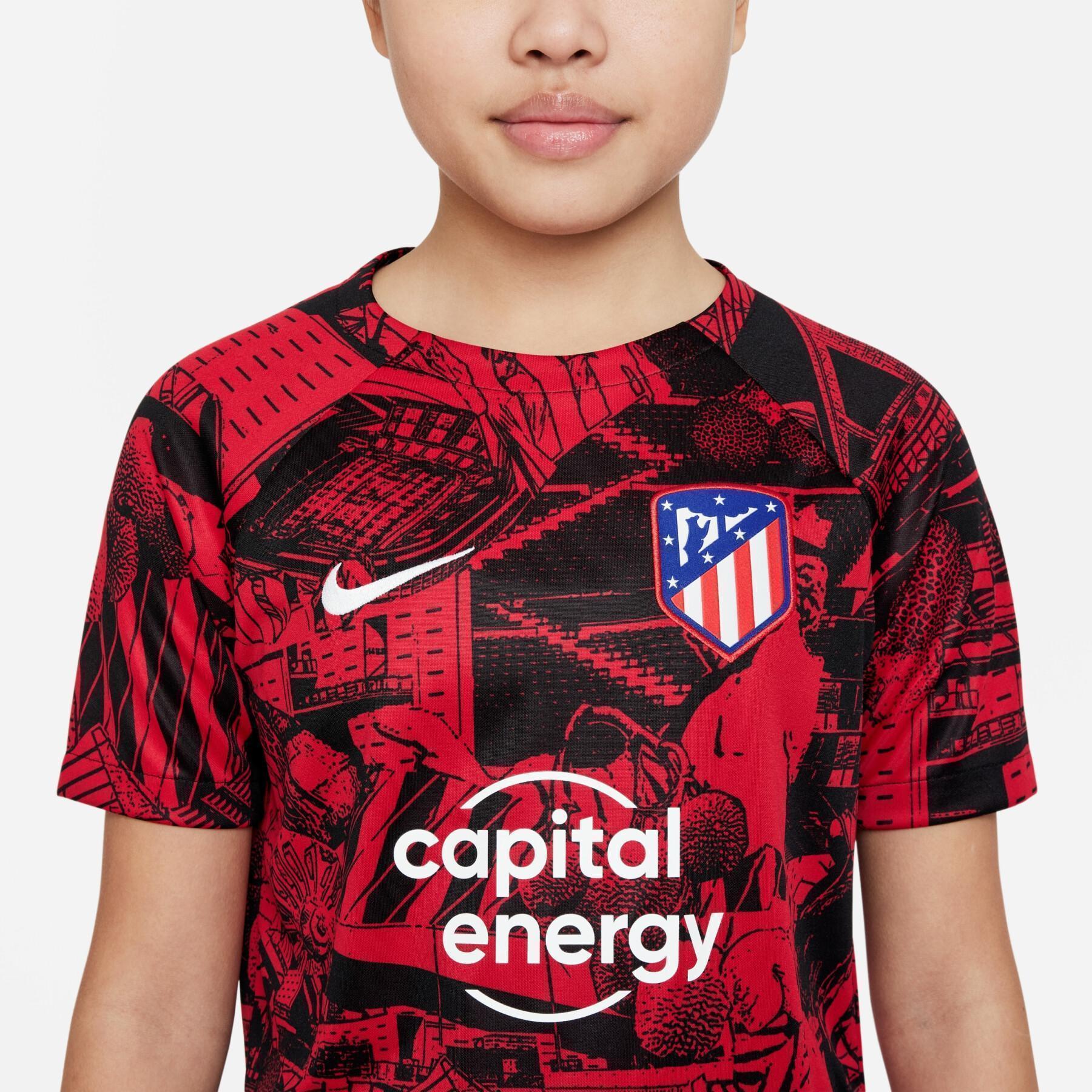 Barnens tröja före match Atlético Madrid 2022/23