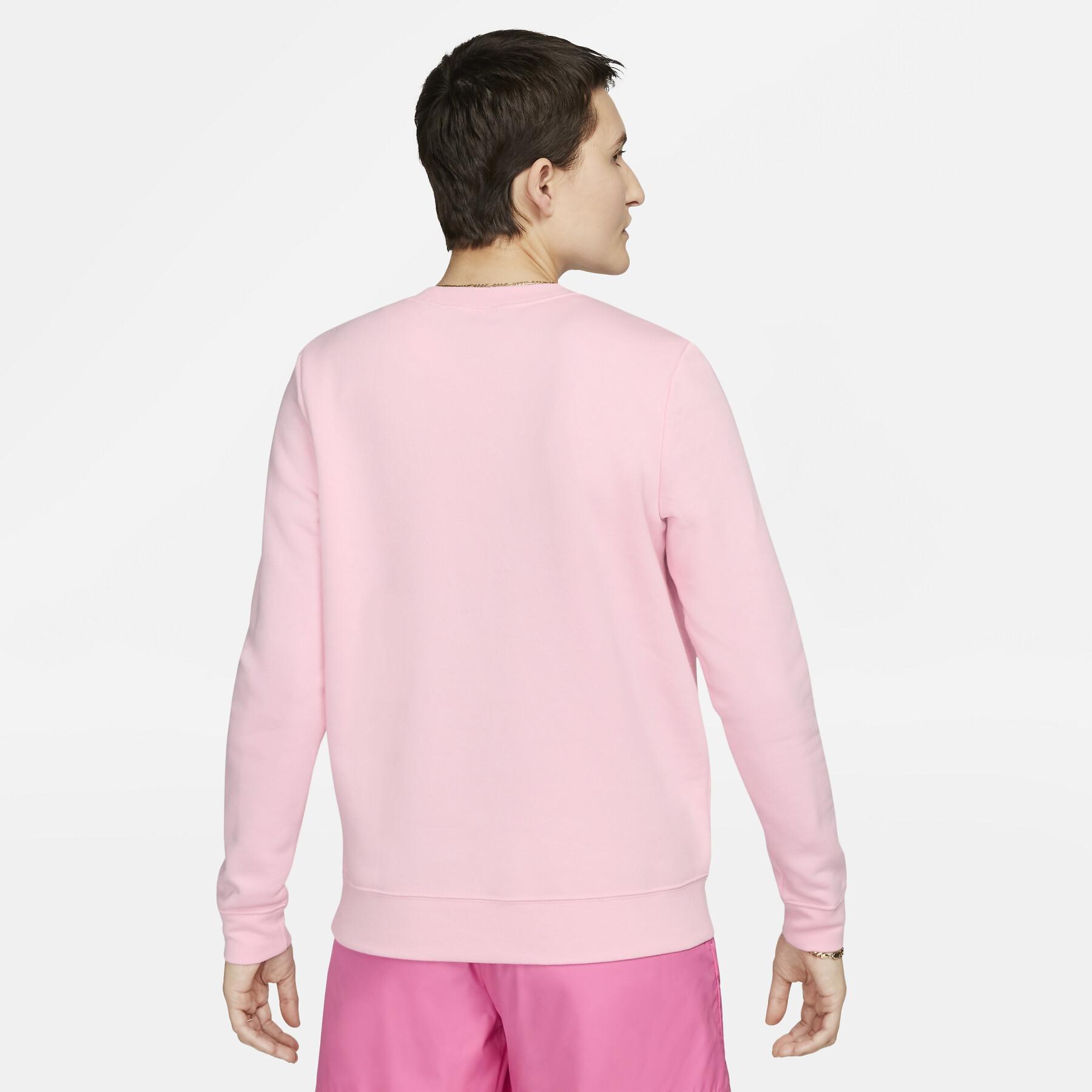 Sweatshirt med rund halsringning för kvinnor Nike Club Fleece STD