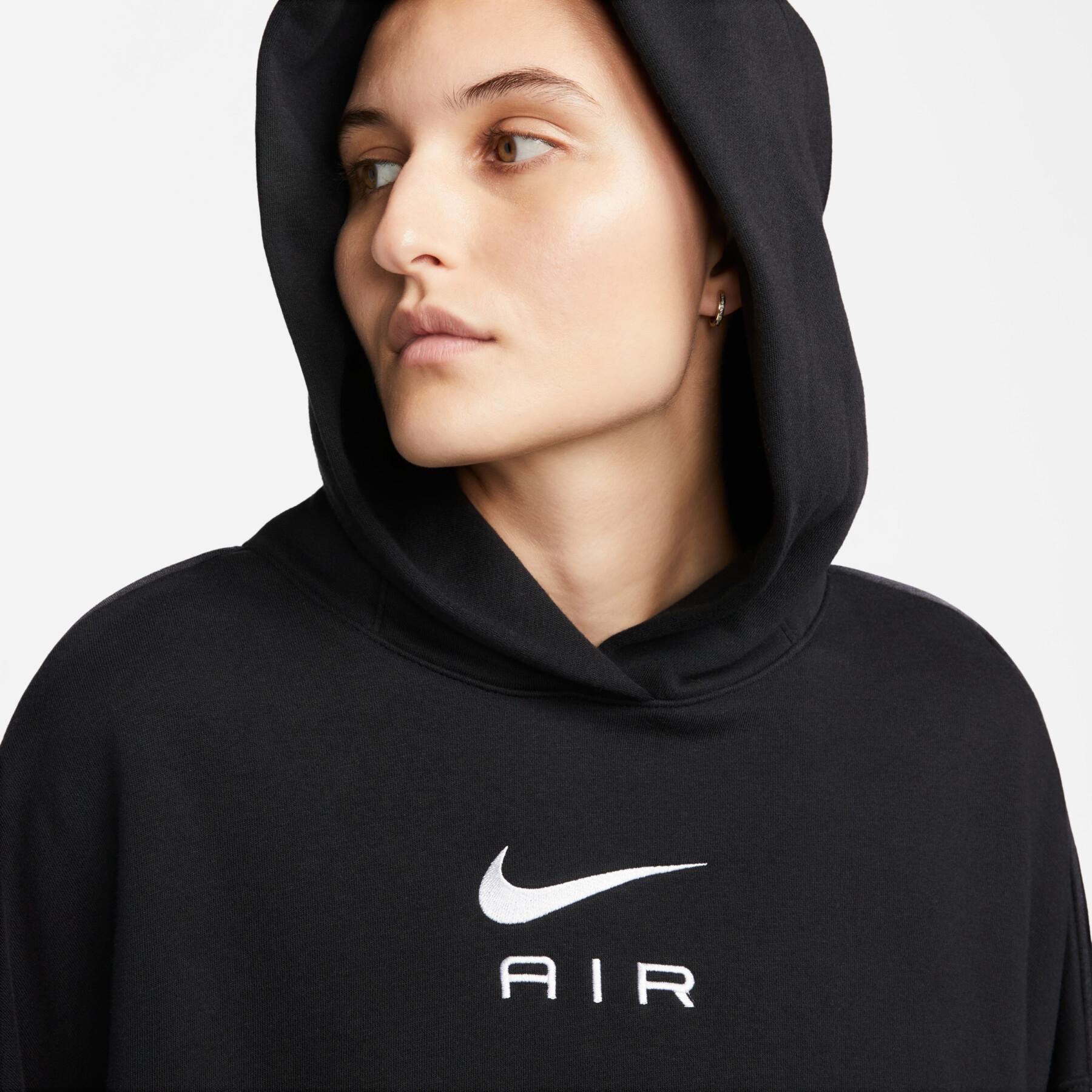 Damtröja med huva i fleece Nike Sportswear Air