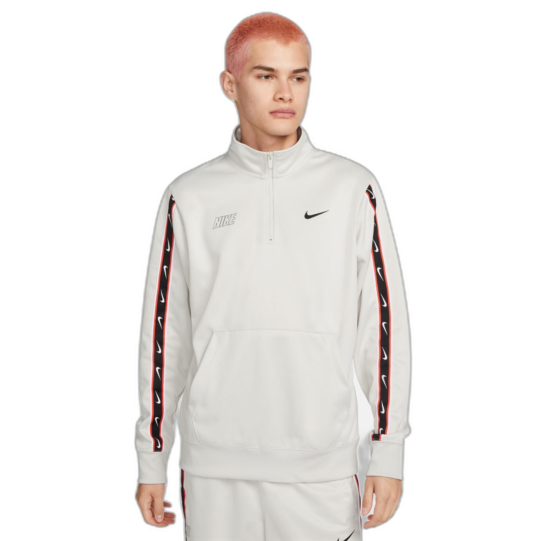Sweatshirt med dragkedja Nike Sportswear Repeat PK Hz