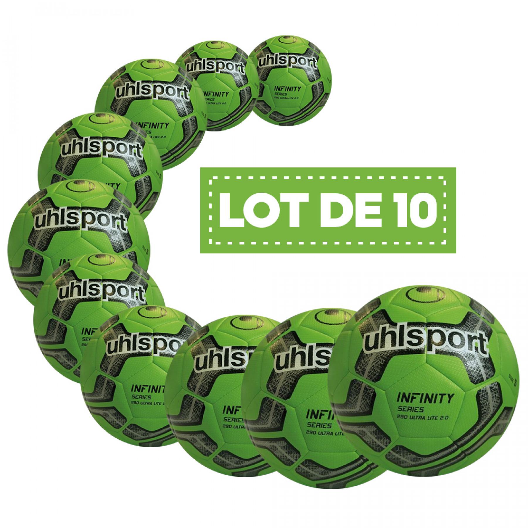 Förpackning med 10 ballonger Uhlsport Infinity 290 Ultralite 2.0