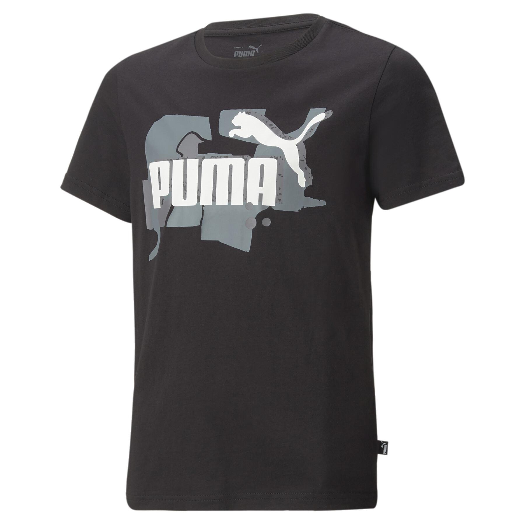 T-shirt med barnlogotyp Puma ESS+ Street Art
