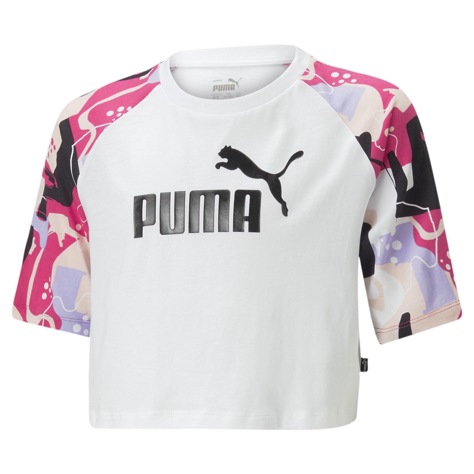 T-shirt för flickor Puma Ess+ Street Art Aop