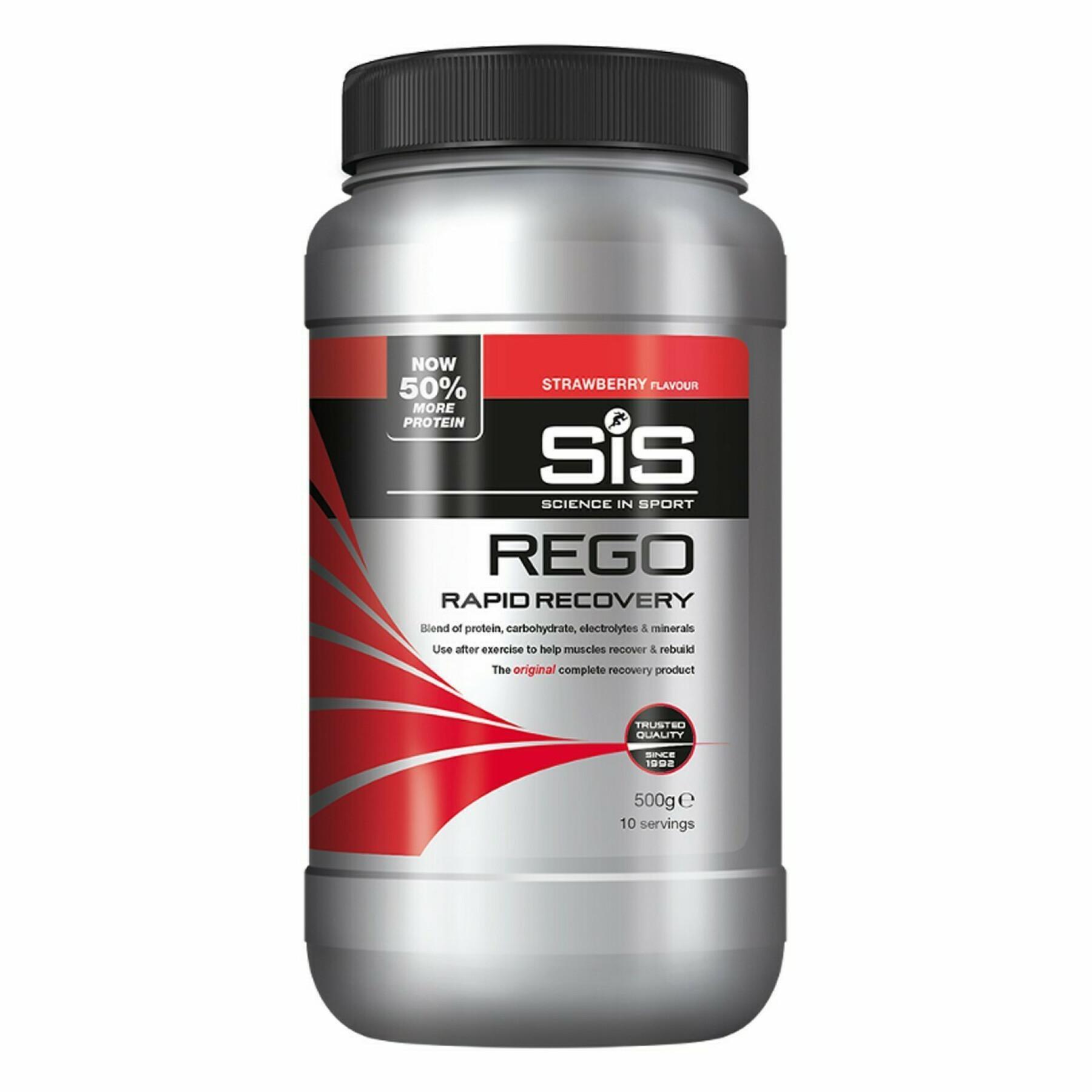 Återhämtningsdryck Science in Sport Rego Rapid Recovery - Strawberry - 500 g