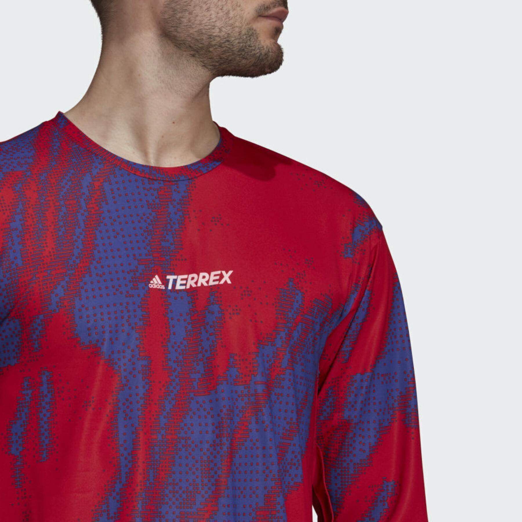 Långärmad T-shirt adidas Terrex Primeblue Trail Graphic