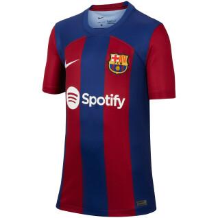 Hemmasittande tröja för barn FC Barcelone 2023/24