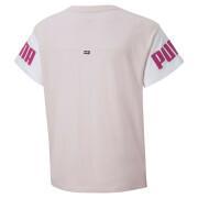 T-shirt för flickor Puma Power Colorblock