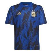 Fotbolls-VM 2022 för barn - tröja inför matchen Argentine