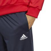 Stickad träningsoverall med liten logotyp adidas