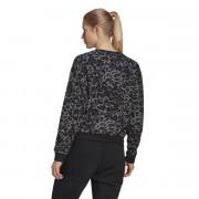 Sweatshirt för kvinnor adidas Sportswear Leopard-Print