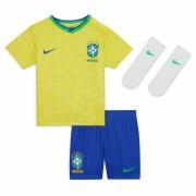 Fotbolls-VM 2022 i miniformat för bebisar Brésil