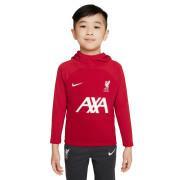 Sweatshirt med huva för barn Liverpool FC Academy Pro 2022/23