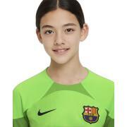 Långärmad målvaktströja för barn FC Barcelone 2022/23