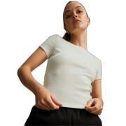 T-shirt med smal passform för kvinnor Puma Classics Ribbed