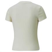 T-shirt med smal passform för kvinnor Puma Classics Ribbed