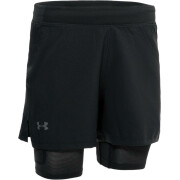 2 i 1 löparshorts Under Armour Iso-Chill